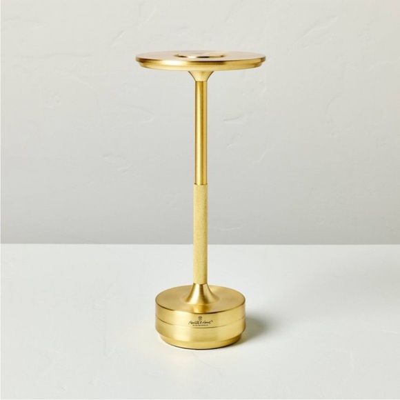 Portable Indoor/Outdoor LED Tabletop
Lamp Brass - Hearth & Hand with
Mag… - Picture 1 of 4